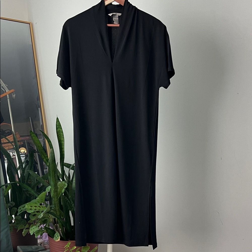 H&M Black Midi Dress XS